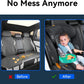 [2 Packs] Kids Car Seat Tray, Travel Tray with Cup Holder for Toddler Baby, Kids Car Seat Food Snack Organizer for Road Trip, Stroller snack Organizer Travel Must Haves Toddler Must Haves (Cyanine)