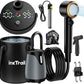 New Gen Portable Camping Shower, Long-Lasting 6000mAh Rechargeable Camp Shower with Shower Head & Sprayer,Upgraded Pressure,5 Spray Modes,IPX8 Waterproof Outdoor Camp Pump for Hiking, Travel, Car, Pet