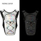 Reflective Hydration Backpack, Hydration Pack - Water Backpack with 2L/3L Hydration Bladder, Essential for Festivals - Rave Hydration Pack for Hiking, Running, Cycling, and Festivals