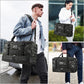 ETRONIK Travel Bag for Men Women, Gym Bag & Tactical Duffle Bags for Travel, Carry on with Toiletry Bag and Shoe Compartment, Weekender Overnight Trip with Wet Pocket for Workout Medical, Black Camo
