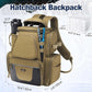 Piscifun Fishing Backpack with 2 Rod Holders & 4 Tackle Boxes, Large Tackle Storage Bag With Rain Cover for Fishing Gear