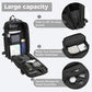 OZUKO Multipurpose Sling Bag for Men, Large Capacity Crossbody Shoulder Bag Waterproof Sling Chest Backpack with Tripod Holder Fit for Outdoor Travel Photography (Black)