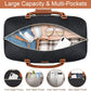 Weekender Bag for Women, Travel Duffel Bag Carry On Overnight Bag with Shoe Compartment Large Nylon Travel Weekend Tote Bag - Roamly