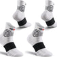 NEENCA Medical Compression Socks for Women & Men Circulation—2 Pairs, Ankle Compression Stockings for Pain Relief, Plantar Fasciitis, Swelling, Running, Nurses, Travel, Pregnancy, Flying. 20-30 mmHg