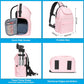 MOSISO Camera Sling Bag, DSLR/SLR/Mirrorless Camera Case Crossbody Photography Backpack with Tripod Holder&Removable Modular Inserts&PU Handle Compatible with Canon/Nikon/Sony, Pink