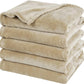 PHF Oversized King Fleece Blanket 120"x120", No Shed No Pilling Big Soft Blanket, Extra Large 10'x 10' Lightweight for Bed, Sofa Travel and Camping, Suitable for All Season, Khaki