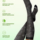 Bamboo Viscose Compression Socks for Women Men 2 Pairs 15-20mmHg Knee High Compression Socks Travel Nurse