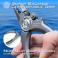 GOMEXUS Titanium Fishing Pliers 7'' with Side Cutters, Lanyard & Leather Sheath, Never Rust Hook Remover, Saltwater Resistant, Inshore & Nearshore Fishing (Split Ring Nose, 7 INCHES)