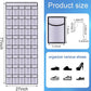 40 Mesh Pocket Over the Door Shoe Organizer,Hanging Shoe Rack for Closet Storage Holder for Dorm Room College Classroom Storag(White)