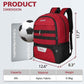 LARIPOP Soccer Backpack Soccer Bag with Ball Holder & Shoe Compartment Youth Sports Equipment Training Bag