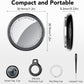 2025 New [Apple MFi Certified] (iOS Only) Air Tracker Tags-3 Pack, Bluetooth Tracker for Apple Find My, Replaceable Battery, Key Finder and Item Locator Smart Tag for Keys, Bags, Luggage, Pets, Black