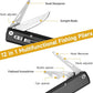 12-in-1 Saltwater Fishing Pliers & EDC Multitool, Titanium Coated Marine-Grade Stainless Steel Folding Pliers, Gifts for Men, Compact Pen-Sized Braid Cutter, Hook Remover & Split Ring fishing gear