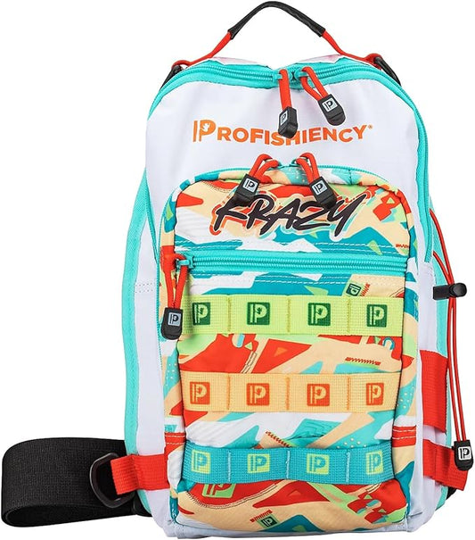 ProFISHiency Krazy Sling Bag, Tackle Box with Rip Stop Fabric and Comfort Crossbody Strap