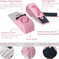 2 Pack Portable Door Stop Alarm, Door Stopper with 120db Loud Security Alarm, Travel Door, Doorstops Wedge Sensors Security Devices for Traveling Apartment Hotel and Home (Pink)