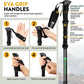 100% Carbon Fiber Trekking Poles by USA Brand - Ultra Strong Lightweight Collapsible Hiking Poles with Cork and EVA Foam Grips & Quick Adjustable Flip Locks