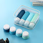 Travel Bottles for Toiletries 8 Pack, Tsa Approved Travel Size Toiletries 3 oz, Containers for Toiletries, with Clear Bag, Leak Proof Silicone Squeezable Essentials Creams Jars