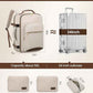 LOVEVOOK Travel Backpack for Women & Men 50L,Airline Approved Carry On Backpack Travel Essentials,TSA Carry on Luggage,Waterproof Personal Item Travel Bag,Suitcase with 3 Packing Cubes,Primary-Coffee
