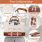 Weekender Bag for Women, Travel Duffel Bag Carry On Overnight Bag with Shoe Compartment Large Nylon Travel Weekend Tote Bag - Roamly