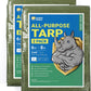 GUARD SHIELD Tarp Green 6x8 Feet Multi Purpose Waterproof Poly Tarp Cover 5mil (2-Pack)