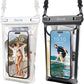 Large Waterproof Phone Pouch, Floating Waterproof Pouch for iPhone 16 15 14 13 12 Pro Max Galaxy S25 S24 S23, Adjustable Lanyard, IPX8 Waterproof Bag for Beach Cruise Swimming Rafting Boating