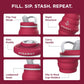 HYDAWAY 25oz Collapsible Water Bottle - BPA-Free, Leakproof, Lightweight, and Space-Saving - Perfect for Hiking, Travel, and All-Day Hydration