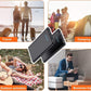 [2 Pack] Portable Charger Power Bank 10000mAh,Ultra Slim Portable Phone Charger with Dual USB Outputs,Backup External Battery Pack Compatible with iPhone 15/14/13/12,Samsung etc-Black+Black