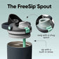 Owala FreeSip Sway Insulated Stainless Steel Water Bottle with Two-Way Spout, Built-In Straw and Bucket Handle, Made for Travel, School, and Sports, 40oz, BPA Free, Leak Proof, Foggy Tide