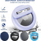 Compatible for Air Tags-4 Pack Apple Kids Hidden, for Airtag Holder for Kid, for AirTag Hidden Kids Holder with Invisible Pin, for Children, Elderly, Luggage, Clothing (Black Gray Navyblue Sky Blue)