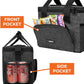 OPUX Soft Cooler Bag, Insulated Collapsible Lunch Cooler Bag for Men Work Camping Beach Travel, Portable Soft Sided Leakproof Waterproof Large Lunch Bag Box with Shoulder Strap 18 Cans, Charcoal Gray