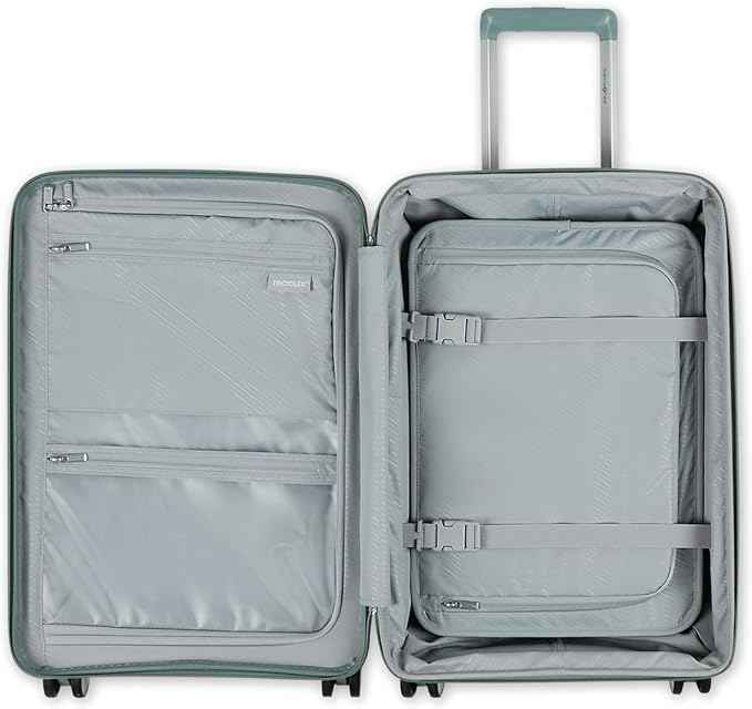 Samsonite Elevation Plus - Carry-On Hardside Luggage with QuickEntry™ Front Compartment - Scratch Resistant Polypropylene Shell, AirTag Holder, TSA Lock, Airline Approved- Cypress Green