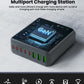 500W USB C Charger Block, 8-Port USB C Charging Station Fast Charging PD 120W PC Laptop Charger Adapter Compatible with MacBook Pro/Air/All iPad,DELL, iPhone 16/15/14/13/Pro Max/Galaxy