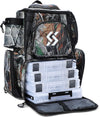Sougayilang Fishing Tackle Backpack Waterproof Tackle Bag Storage with 4 Trays Tackle Box