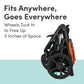 BOB Gear Wayfinder Jogging Stroller with Snack Tray, Independent Dual Suspension, Air-Filled Tires, and 75-Pound Weight Capacity, Canyon