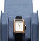Oirlv Luxury Hexagonal Leather Watch Travel Case Single Watch Box for Men Portable Jewelry Storage Roll Organizer(1-Slot,Blue)