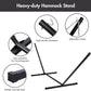 ANOW Double Hammock with Stand Included, 2 Person Hammock with Stand for Outside, 450 LBS Weight Capacity, Gray Cube