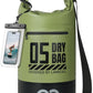 Lamicall Dry Bag Waterproof Backpack - [Zippered Pocket] 5L/10L/20L/30L/40L Roll Top Waterproof Bag with Water Proof Phone Pouch, Floatable Drybag for Swimming, Boating, Kayaking, Camping, Beach