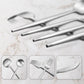40-Piece Stainless Steel Flatware Set - 8-Piece Service, Satin Finished & Dishwasher Safe