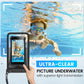 [Up to 8.5" Waterproof Phone Pouch - 2 Pack Waterproof Phone Case for iPhone 16 15 14 Pro Max Galaxy S25 S24 Ultra, IPX8 Dry Bag with Lanyard for Beach Travel Essentials