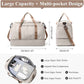 Extra Large Travel Duffle Bag,Carry on Overnight Weekend Bag with Shoes Compartment,Weekender Bags for Women for Travel Business Trips Sport Hospital