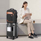 Joyway 20in Carry On Luggage with Cup Holder and USB Port, 25% Expandable Capacity, Smart Suitcase with Anti Slip Wheels and Backpack, Perfect for Men and Women 3 Piece Set Black