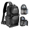 K&F Concept Camera Sling Bag Crossbody Bag Hardshell Camera Shoulder Backpack DSLR/SLR/Mirrorless Camera Case Photography Bags for Photographer