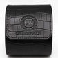 Genuine Napa Leather Watch Roll Travel Case for 3 Watches - Travel Watch Rolls and Leather Watch Display Cases with Velvet Interior - Watch Storage Organizer Men's (Blac - Single)