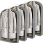 Zilink 40" Suit Bags for Closet Storage Clear Mink Coat Storage Bag Hanging Garment Bags for Storage with 4" Gussets for Suit, Fur Coat, Leather Jacket, Shirts and Sweater, Set of 4