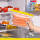 12 Pack Variety Reusable Food Storage Bags, Food Grade Silicone PEVA Material, Double Zipper, Freezer Safe, BPA-Free (4 Snack, 4 Sandwich, 2 Quart, 2 Gallon)