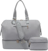 Weekender Bags for Women, Large Travel Duffel Bag with Shoes Compartment, Carry On Overnight Tote Bags with Toiletry Bags, Hospital Bags for Labor and Delivery - Roamly
