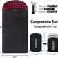 0 Degree Sleeping Bag 100% Cotton Flannel XXL for Adults Big and Tall Cold Weather Winter Zero Degree Camping,Free Compression Sack