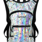 Reflective Hydration Backpack, Hydration Pack - Water Backpack with 2L/3L Hydration Bladder, Essential for Festivals - Rave Hydration Pack for Hiking, Running, Cycling, and Festivals