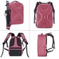 MOSISO Camera Backpack, DSLR/SLR/Mirrorless Photography Camera Bag 15-16 inch Waterproof Hardshell Case with Tripod Holder&Laptop Compartment Compatible with Canon/Nikon/Sony, Dusty Rose