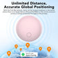 Air Tracker Tags 4-Pack, Item Finders Work for Apple Find My APP(iOS Only) Tracker Tags for Keys, Luggage, Bag etc,Replaceable Battery Last 1 Year, Loud Beep, IP68 Waterproof with Holder Keychain