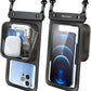Niveaya [Floatable Floating Waterproof Phone Pouch 2 Pack-Up to 8.5", Large Space Adjustable Neck Lanyard Waterproof Phone Case, Phone Dry Bags for Vacation Beach Pool Kayak Cruise Travel Essentials